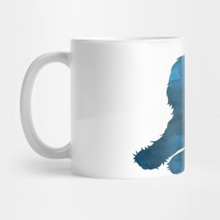 Goldendoodle Labradoodle Doodle Dog Blue Art Mug